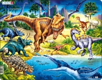 Пазл Larsen Динозавры, 57 деталей