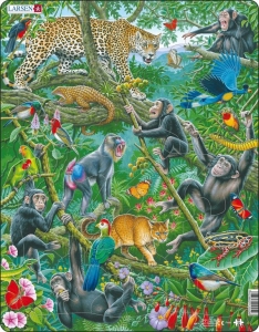 Животные Африки, 32 детали. Пазл Larsen 