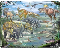 Динозавры, 65 деталей. Пазл Larsen 