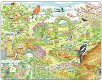 Птицы в саду, 60 деталей. Пазл Larsen 